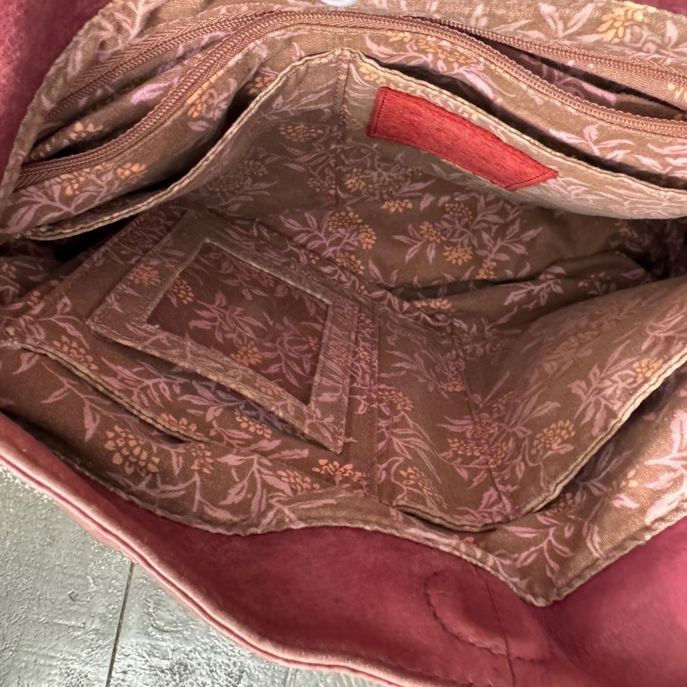 HOBO Red and Purple Crossbody Bag Practical Design - Picture 7 of 13